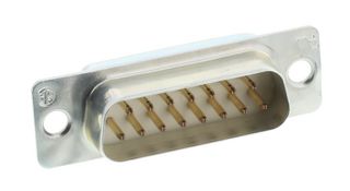 CINCH CONNECTIVITY SOLUTIONS DAH-15P D-SUB CONNECTOR, PLUG, 15POS, SOLDER