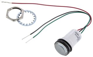 VCC / VISUAL COMMUNICATIONS COMPANY PML50RGFVW. PANEL INDICATOR, 17.5MM, RED/GRN