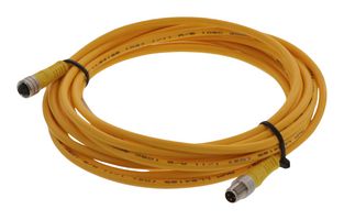 MOLEX 120087-0992 SENSOR CORD, 4P M8 PLUG-RCPT, 16.4