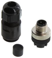 MOLEX 120075-0018 SENSOR CONNECTOR, M12, 3P, MALE, CABLE