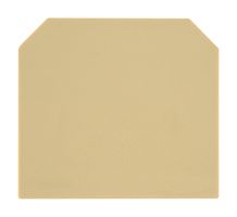 WEIDMULLER 9502630000 END PLATE, TERMINAL BLOCK, WHITE