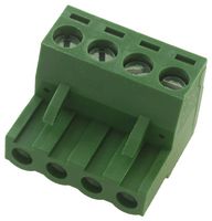 MULTICOMP PRO MC24376 TERMINAL BLOCK PLUGGABLE, 4 POSITION, 24