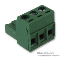 MULTICOMP PRO MCTC-10C03 TERMINAL BLOCK PLUGGABLE, 3 POSITION, 24-12AWG