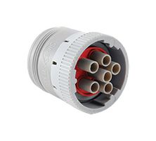 AMPHENOL SINE/TUCHEL AHD16-6-12SB010 圆形连接器, 公, 6路, 线缆安装