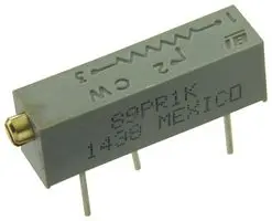 TT ELECTRONICS / BI TECHNOLOGIES 89PR1KLF. 微调电位器, 1KΩ, 20转, 10%, 通孔安装