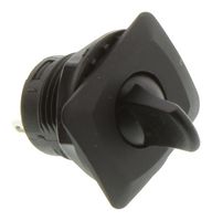 E-SWITCH RR3402C. 船型开关, SPDT, 黑色, 面板