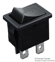 E-SWITCH R1973BBLKBLKEF0. 船型开关, DPST, 9A, 125V, 面板