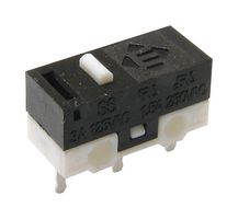 E-SWITCH SS0750300F130P1A. 微动开关, 柱塞型, SPDT, 3A, 125VAC