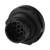 AMPHENOL INDUSTRIAL APC07-12-12P CIR CONN, RCPT, 12POS, SIZE 12, CRIMP