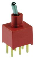 E-SWITCH 200AWMDP1T1A1M2RE. TOGGLE SWITCH, DPDT, 0.4VA, 20V, SOLDER