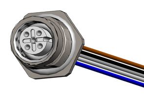 NORCOMP FPM12A05I12BR01 SENSOR CORD, 5P M12 RCPT-FREE END, 12"