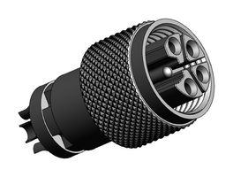 NORCOMP 858-LP5-203RLS4. 传感器连接器, 母, 5路, M12, 电缆