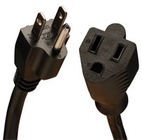 EATON TRIPP LITE P024-003-13A 电源线, NEMA 5-15P/5-15R, 3英尺, 13A