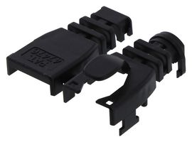L-COM TDS8CVR-BK. 钩扣保护盖, 用于RJ45插头, 聚丙烯