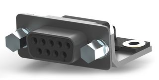 AMP - TE CONNECTIVITY 5747020-1 连接器, D-SUB, 直角, 母, DE, 9路, TH
