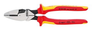 KNIPEX 09 08 240 US 钳, 高 LEVERAGE LINESMAN NEW ENGLAND 头
