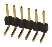AMPHENOL COMMUNICATIONS SOLUTIONS 68016-406HLF CONN, HEADER, R/A, 6POS, 1ROW, 2.54MM