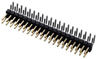 AMPHENOL COMMUNICATIONS SOLUTIONS 68020-140HLF 连接器, 直角 针座, 40路, 2排, 2.54MM