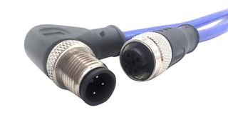MUELLER ELECTRIC C3BC80M002 CBL ASSY, 3P R/A M12 PLUG-RCPT, 6.6