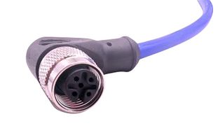 MUELLER ELECTRIC C3D80M010 CBL ASSY, 3P R/A M12 RCPT-FREE END/32.8