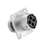AMPHENOL SINE/TUCHEL RT00104SNH-K 工业圆形, 连接器, 母, 4路, 法兰