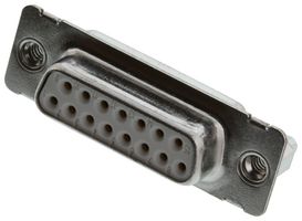 MOLEX / FCT 173109-0424. FCT DSUB STR PC RCPT 15 PN W/SNAPIN