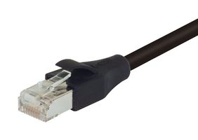 L-COM TRD695AHFP-BLK-2 电缆, CAT6A 双屏蔽室外
