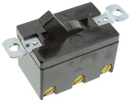 EATON 7810K2 拨动开关, DPDT, 10A, 250VAC, 面板