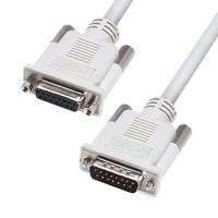 L-COM CS2N15MF-10. 电缆组件, 15P D-SUB 插头-插座, 10英尺