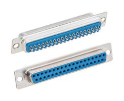 L-COM SD37S D SUB CONN, RCPT, DC, 37POS, SOLDER CUP