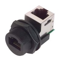 L-COM WPRJ-FTRACAT5E. 适配器, 直角型, RJ45 插座-RJ45 插座