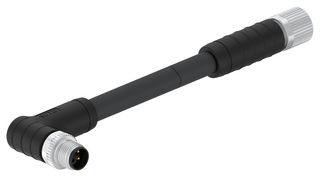 TE CONNECTIVITY T4152AC9L14-004 SENSOR CORD, M12 R/A PLUG-M12 RCPT, 3M