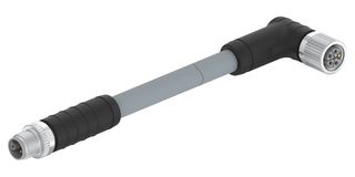 TE CONNECTIVITY T41526C9L25-004 SENSOR CORD, 5P M12 PLUG-R/A RCPT, 3M
