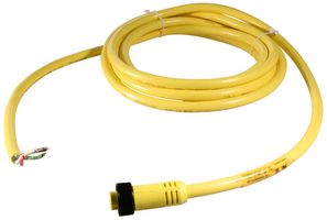 MOLEX / BRAD 1300060737 CORD, 7/8-16 SOC CONTACTS 4 POSITION STRAIGHT PLUG