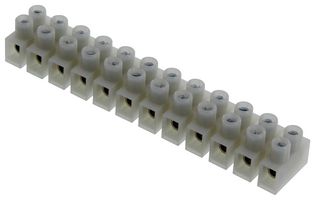 IDEAL 89-608 TERMINAL BLOCK, BARRIER, 12 POSITION, 22