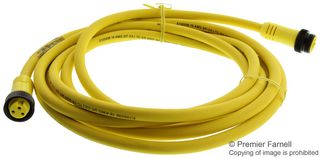 MOLEX 1300100490 圆形电缆, 3 路连接器, 公-母, 4M