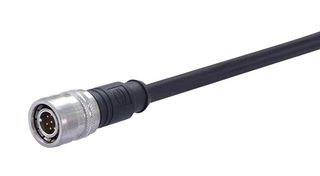 HARTING 21402000883050 CBL ASSY, 8P M12 PLUG-FREE END/16.4 /GRY