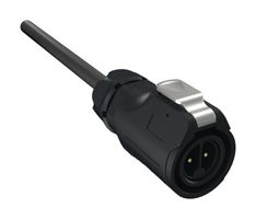 AMPHENOL COMMUNICATIONS SOLUTIONS MRDBM02CAPC00 CABLE ASSY, 2P CIR PLUG-FREE END, 3M