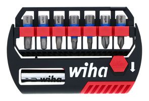 WIHA 70098 1" BITBUDDY, PH/SQUARE/TORX BITS, 8PCS