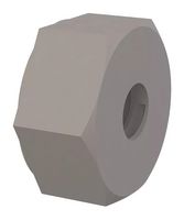 ESSENTRA COMPONENTS 0400440HNS HEX NUT, 4-40 THREAD, NATURAL, NYLON