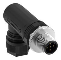 BANNER ENGINEERING BFW-M12M5A-6SL. SENSOR CONN, M12, R/A PLUG, 5POS, CABLE