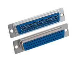L-COM SD50S. D SUB CONN, RCPT, DD, 50POS, SOLDER CUP