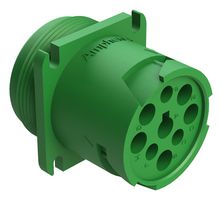 AMPHENOL SINE/TUCHEL AHD10-9-1939P80 INDUSTRIAL CIRCULAR, RCPT, 9POS, FLANGE
