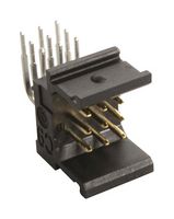 HARTING 02519091101. CONN, R/A HEADER, 9POS, 3ROW, 2.54MM