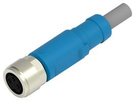 TE CONNECTIVITY T4051320003-005 传感器线缆, 3P, M8 母-自由线端, 5M