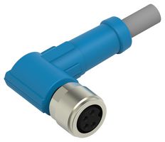 TE CONNECTIVITY T4051420004-003 传感器线缆, 4P, M8 母-自由线端, 1.5M
