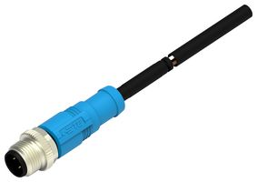 TE CONNECTIVITY T4151110003-005 传感器线缆, 3P, M12 公-自由线端, 5M