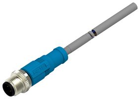 TE CONNECTIVITY T4151120003-003 传感器线缆, 3P, M12 公-自由线端, 1.5M