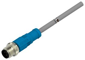 TE CONNECTIVITY T4151120004-005 SENSOR CORD, 4P, M12 PLUG-FREE END, 5M