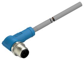 TE CONNECTIVITY T4151220005-003 传感器线缆, 5P, M12 公-自由线端, 1.5M